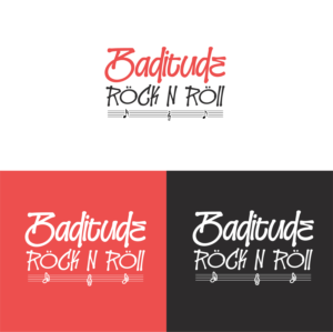 BADITUDE ROCK N ROLL  (music connection) | Logo Design by nicolaz