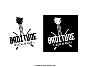 BADITUDE ROCK N ROLL  (music connection) | Logo-Design von Ash 