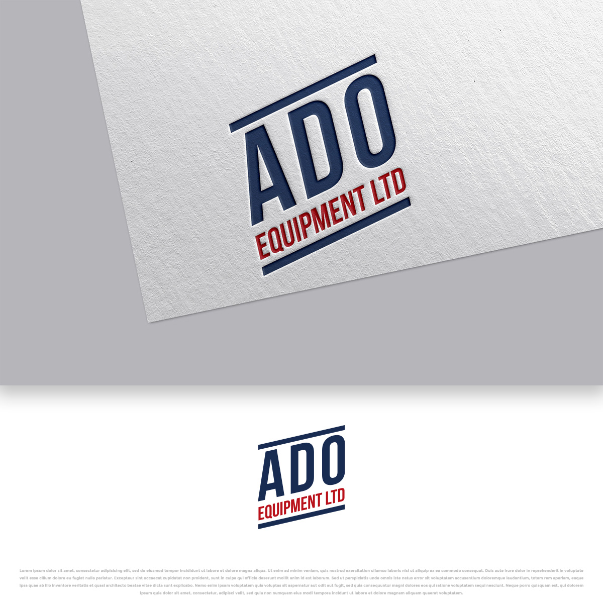 Logo Design by DesignDUO for ADO Equipment | Design #28452341