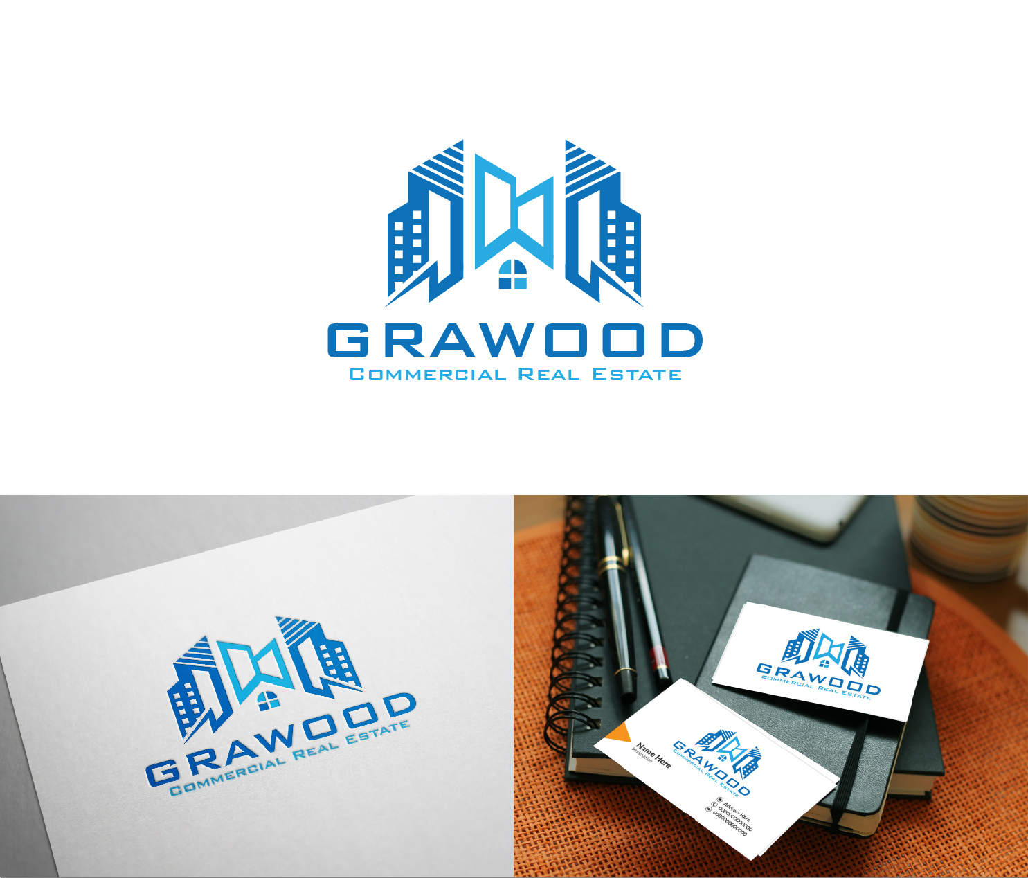 Logo Design by Deziners Zone for Patrick Graham Commercial Real Estate | Design #28429547