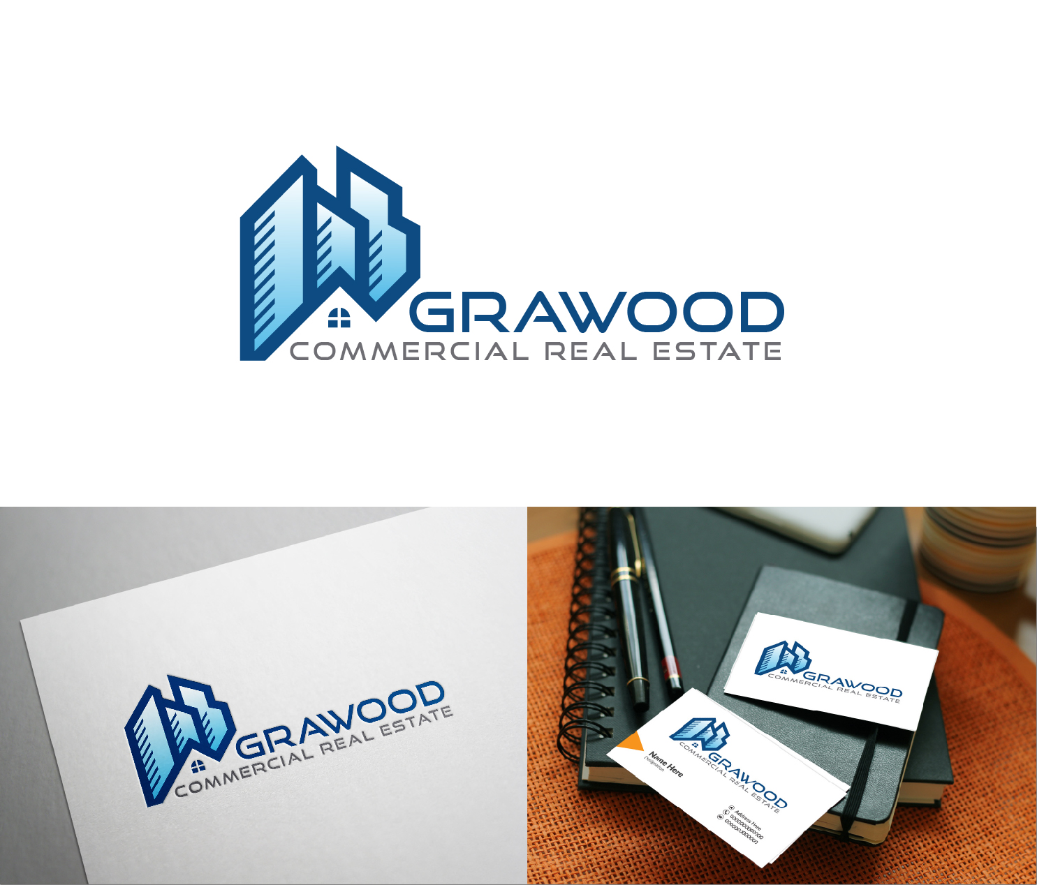 Logo Design by Deziners Zone for Patrick Graham Commercial Real Estate | Design #28429548