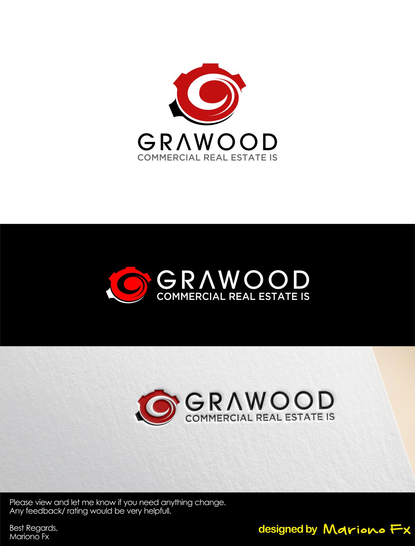 Diseño de Logo por Mariono Fx para Patrick Graham Commercial Real Estate | Diseño #28442164