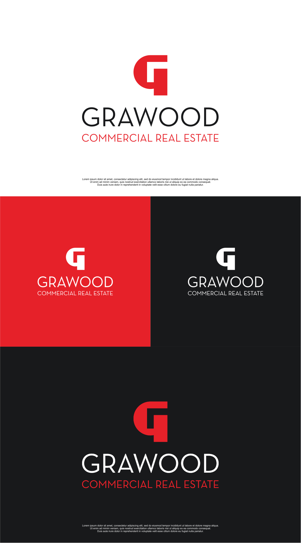 Logo Design by MASH Std for Patrick Graham Commercial Real Estate | Design #28427606