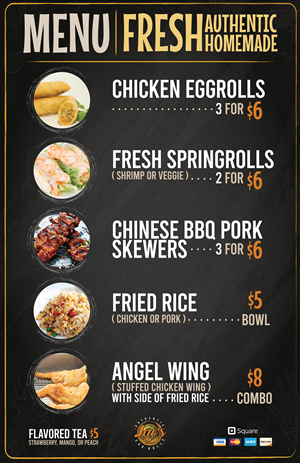 Menu Design by Mikai!13 for this project | Design: #28481847