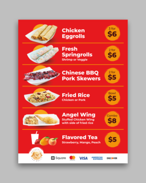 Menu Design by Oleksandra Den