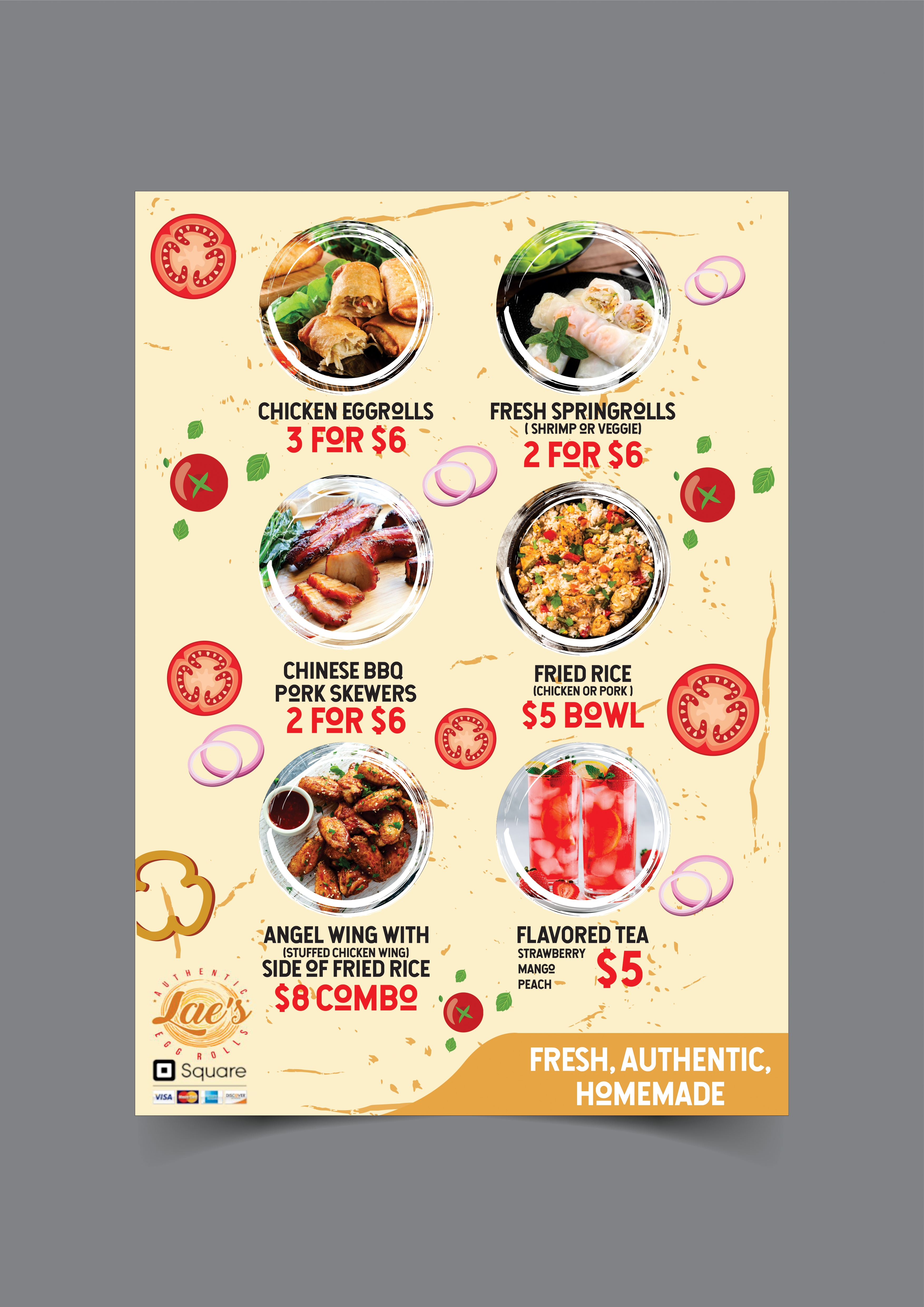 Diseño de Menú por SAMPA DUARI para este proyecto | Diseño #28459091