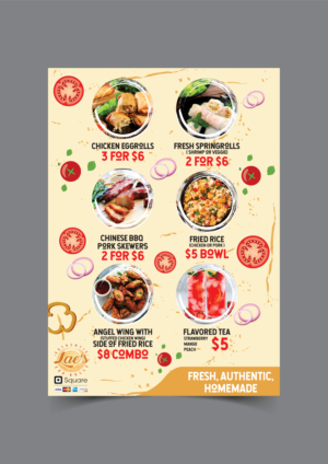 Menu Design by SAMPA DUARI for this project | Design: #28459091