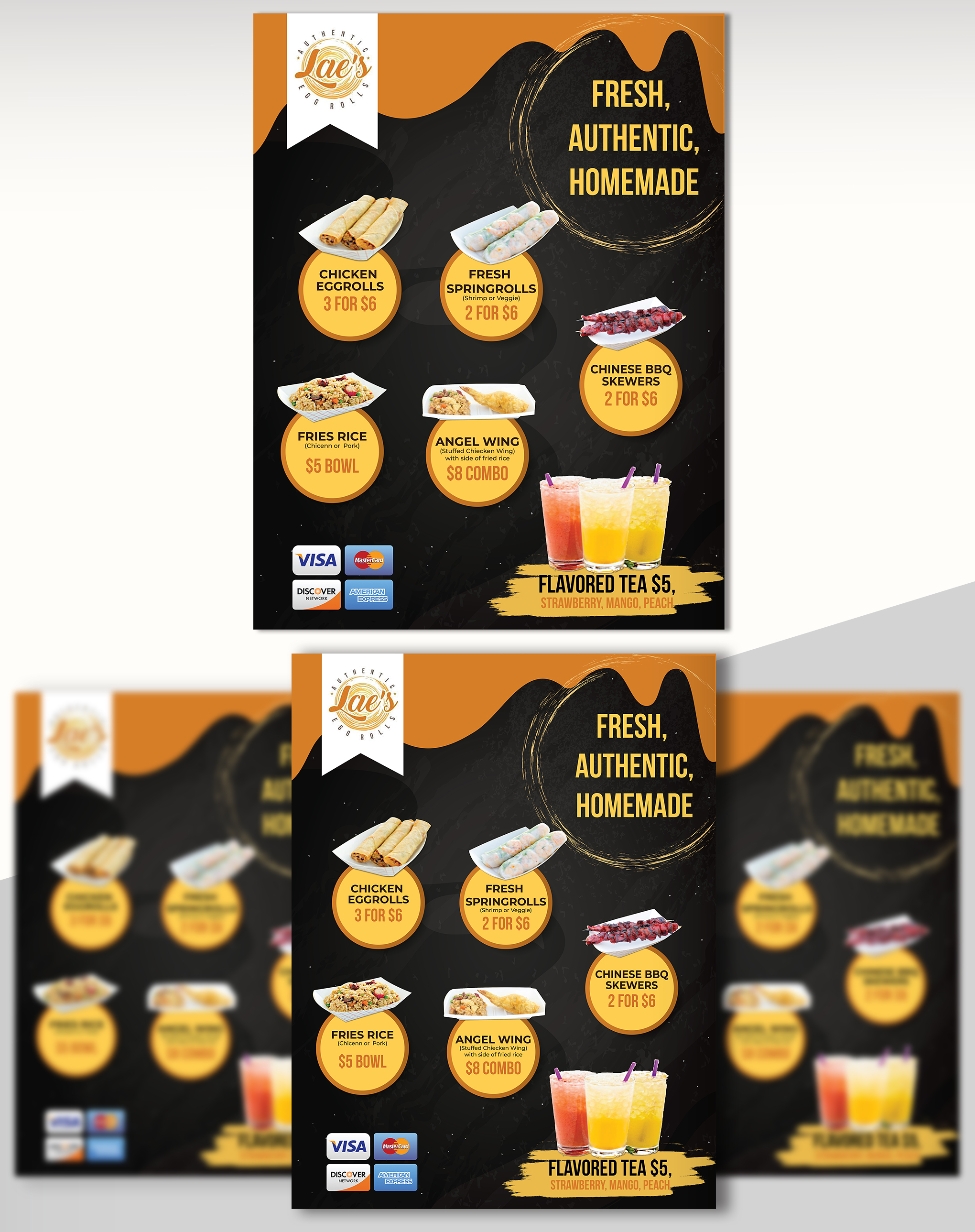 Menu Design by creativemood438 for this project | Design #28429442