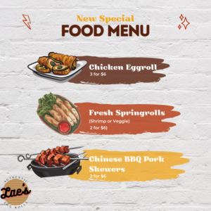 Menu Design by raj007 for this project | Design: #28459121