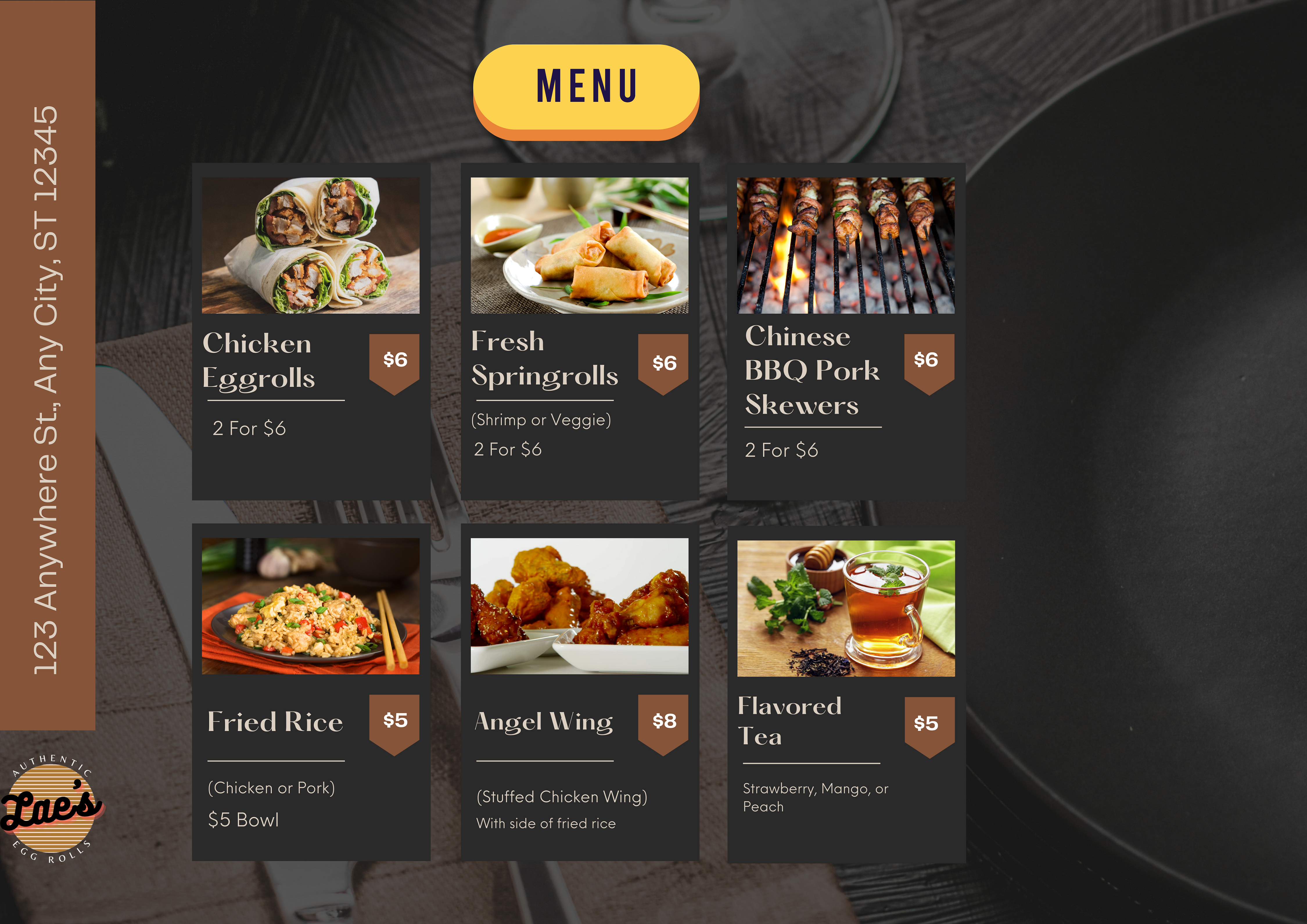 Menu Design by raj007 for this project | Design #28459353