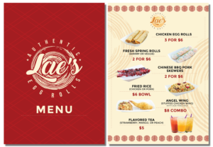 Menu Design by JaLoi for this project | Design #28435460