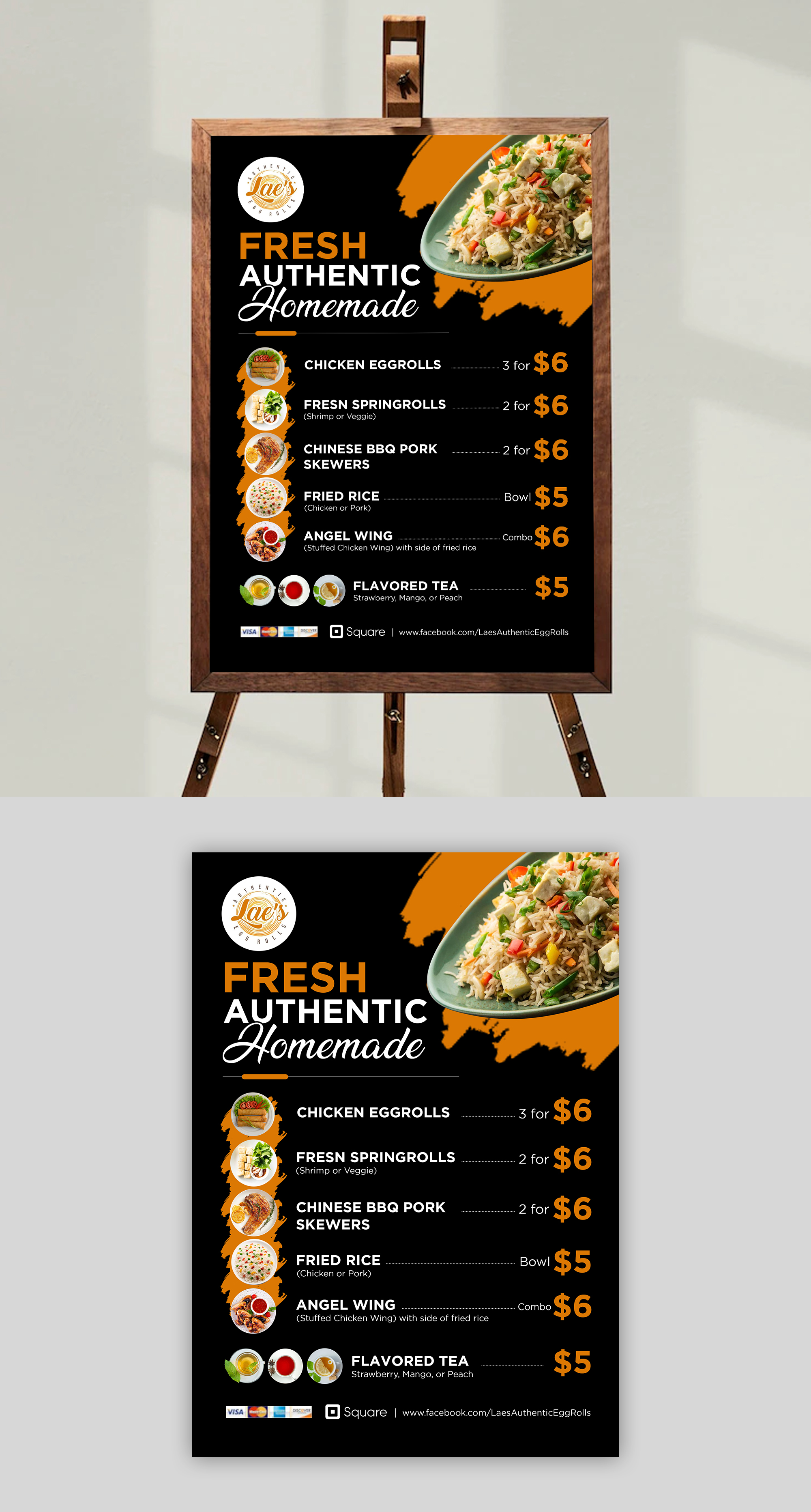 Menu Design by debdesign for this project | Design #28433860