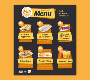 Menu Design by iftitahNA for this project | Design #28452046