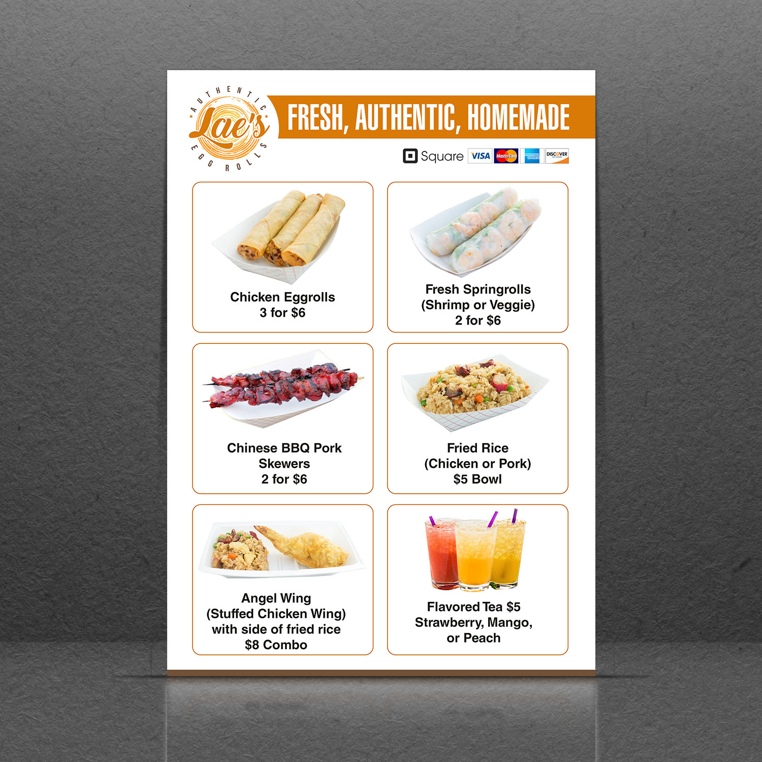 Menu Design by GraphicsGuru for this project | Design #28440869