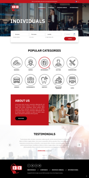 Web-Design von pb für European Directory Assistance SA | Design: #28436218