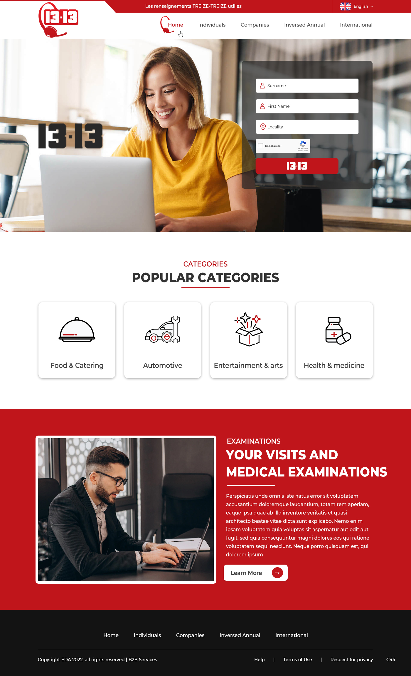 Web Design by pb for European Directory Assistance SA | Design #28436222