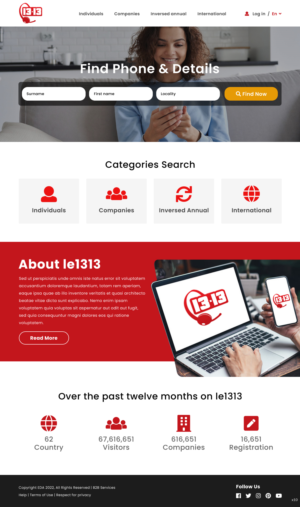 Web-Design von pb für European Directory Assistance SA | Design: #28436223