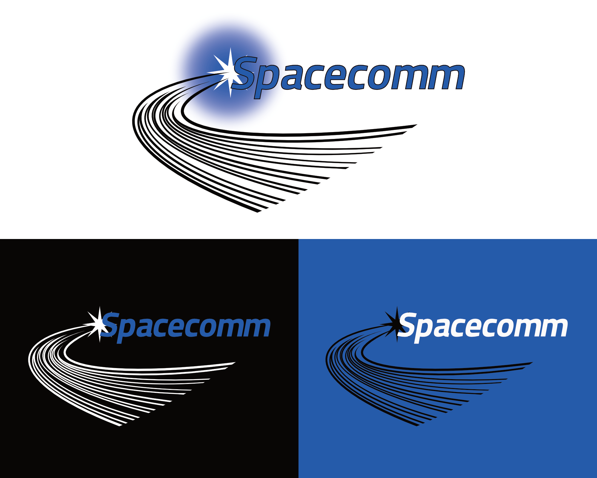 Diseño de Logo por Mclickster Designs para Spacecomm, LLC | Diseño #28439663