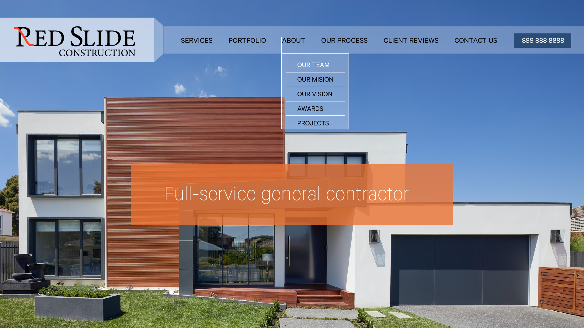 Web Design par ganz abecia pour Red Slide Construction | Design #28433132
