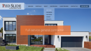 Diseño Web por ganz abecia para Red Slide Construction | Diseño #28433132