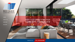 Web Design by ganz abecia for Red Slide Construction | Design: #28435923