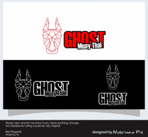 GHOST Muay Thai Studio/ GHOST STUDIO/ ???????? | Logo Design by Mariono Fx