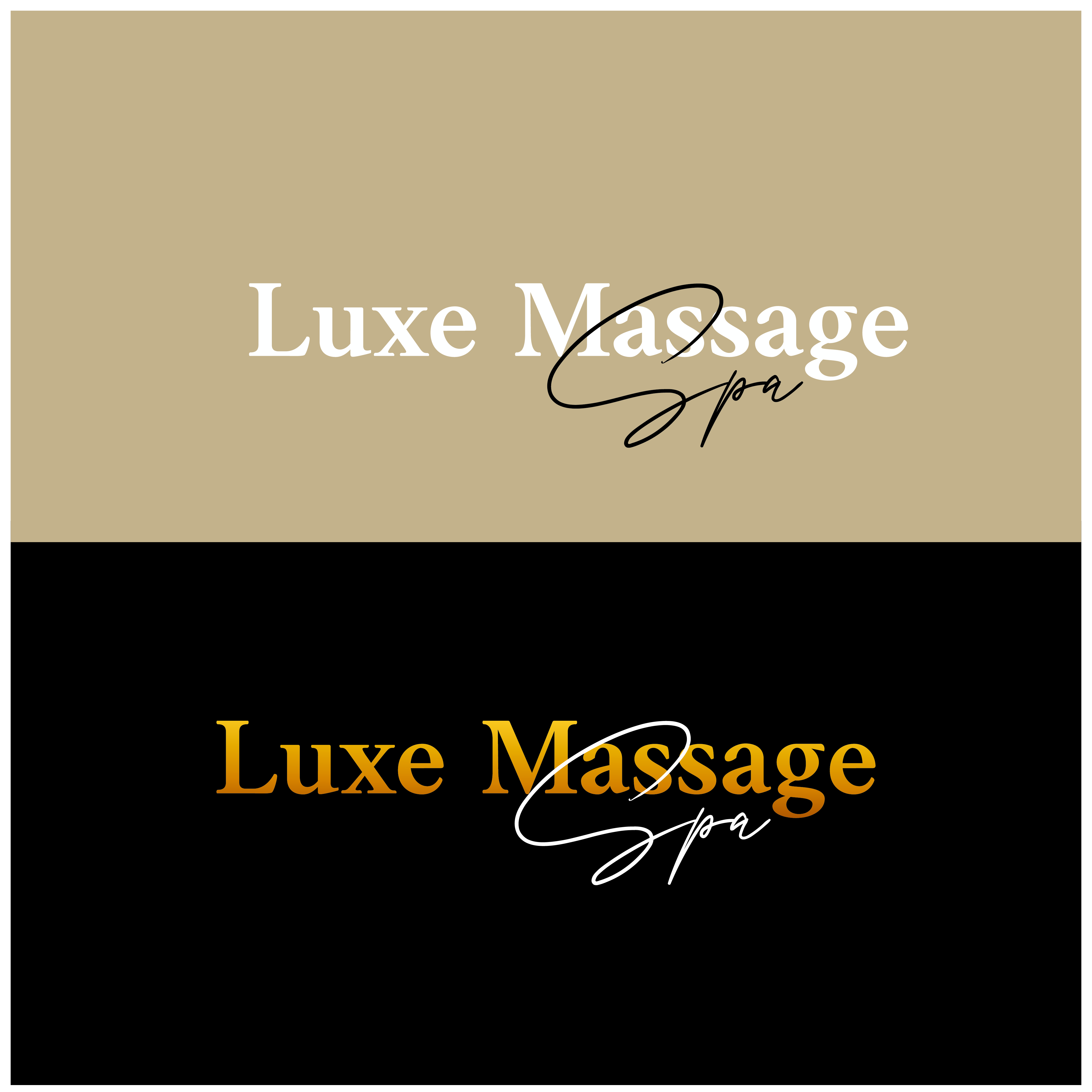 Logo Design by we with for Luxe Massage Spa | Design #28443081