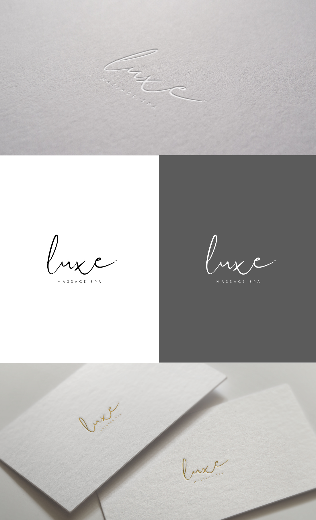 Diseño de Logo por GLDesigns para Luxe Massage Spa | Diseño: #28430484