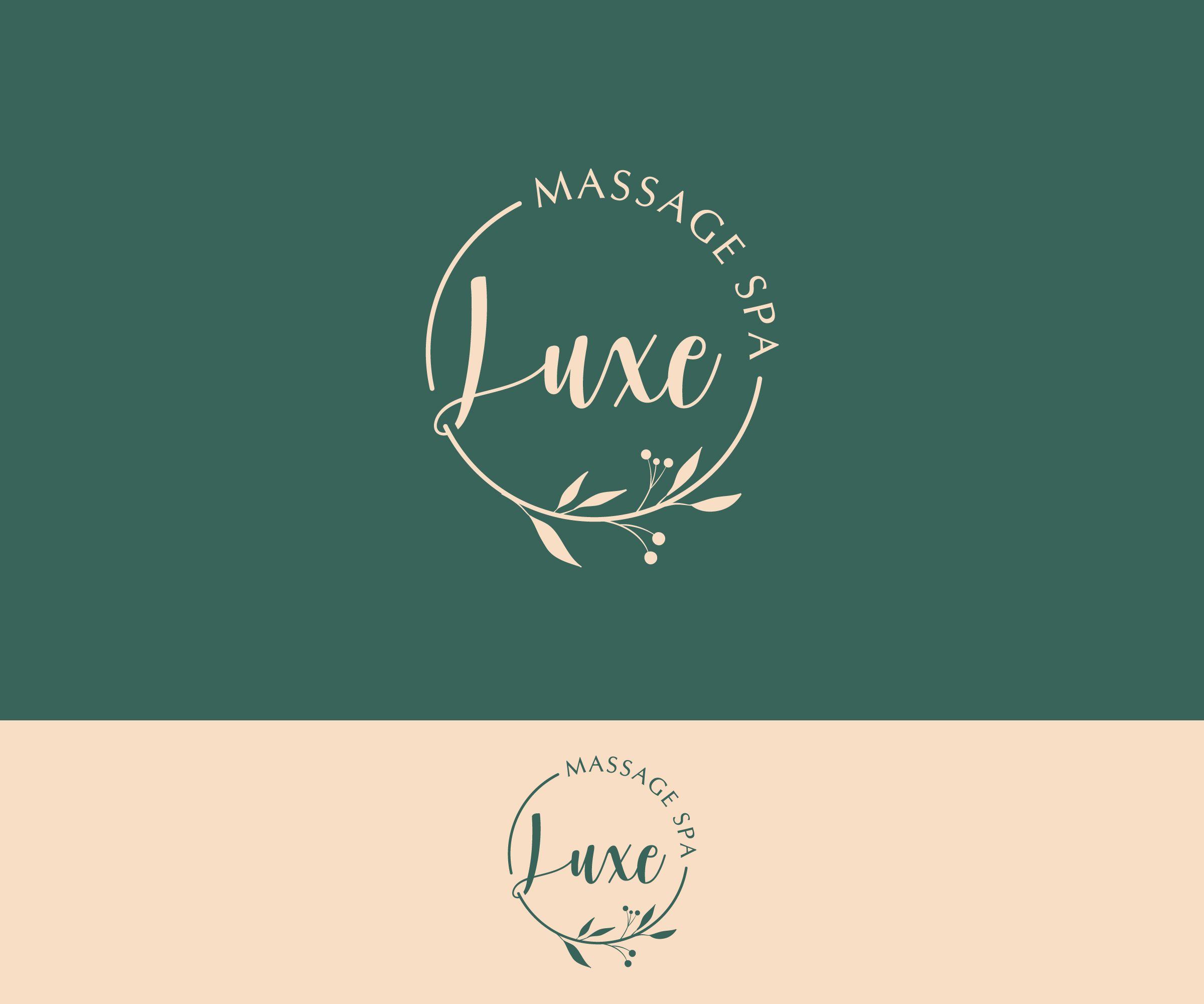 Logo Design by ecorokerz for Luxe Massage Spa | Design #28429610