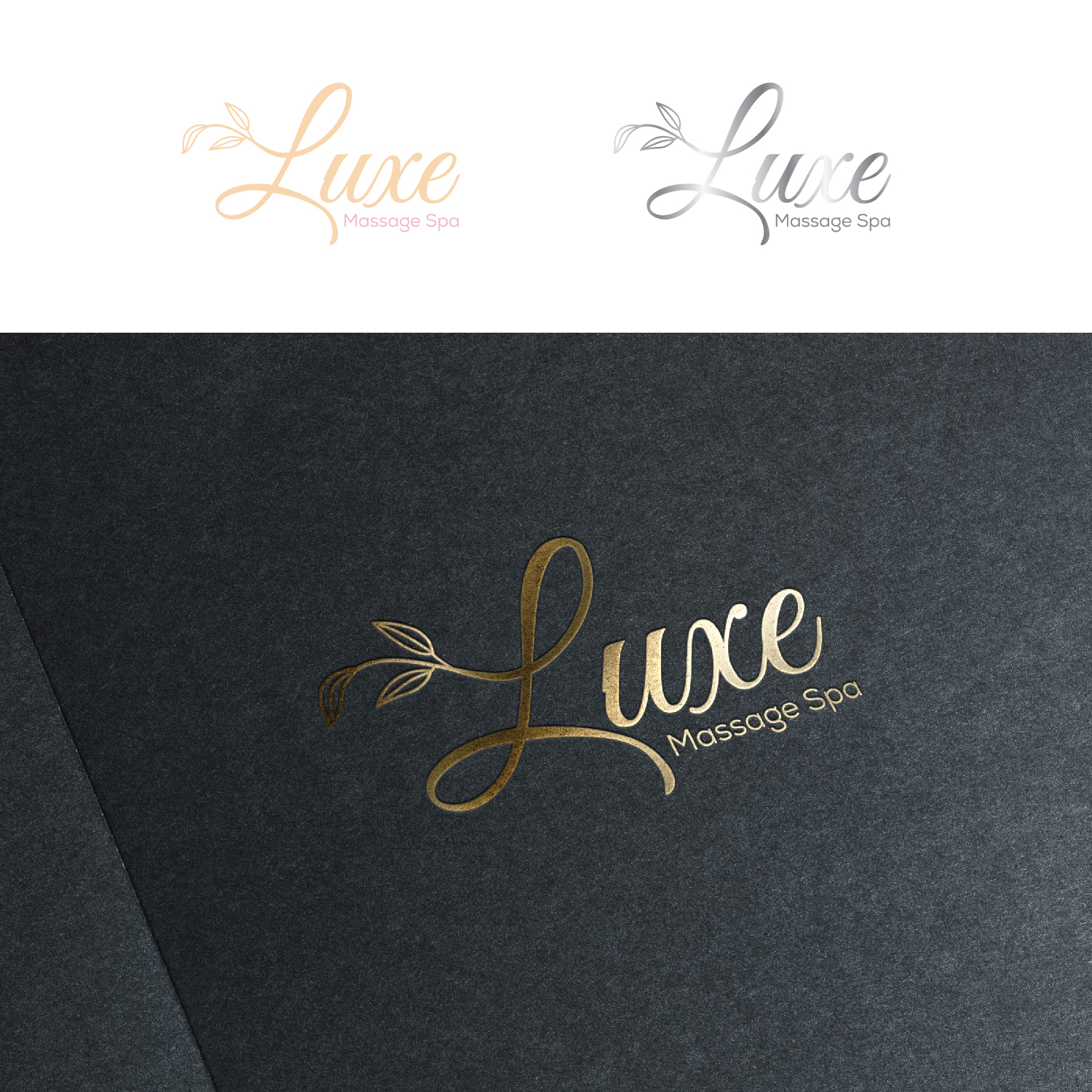 Logo Design by Maxo-Biz for Luxe Massage Spa | Design #28446463