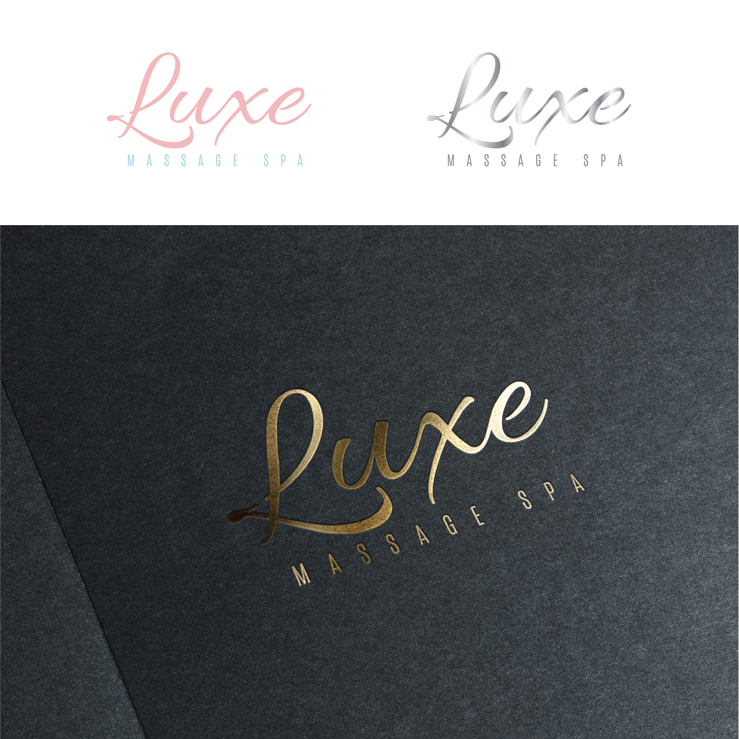 Logo Design by Maxo-Biz for Luxe Massage Spa | Design #28446464