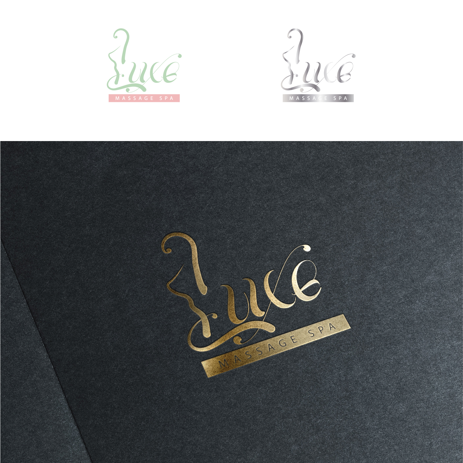 Logo Design by Maxo-Biz for Luxe Massage Spa | Design #28446465