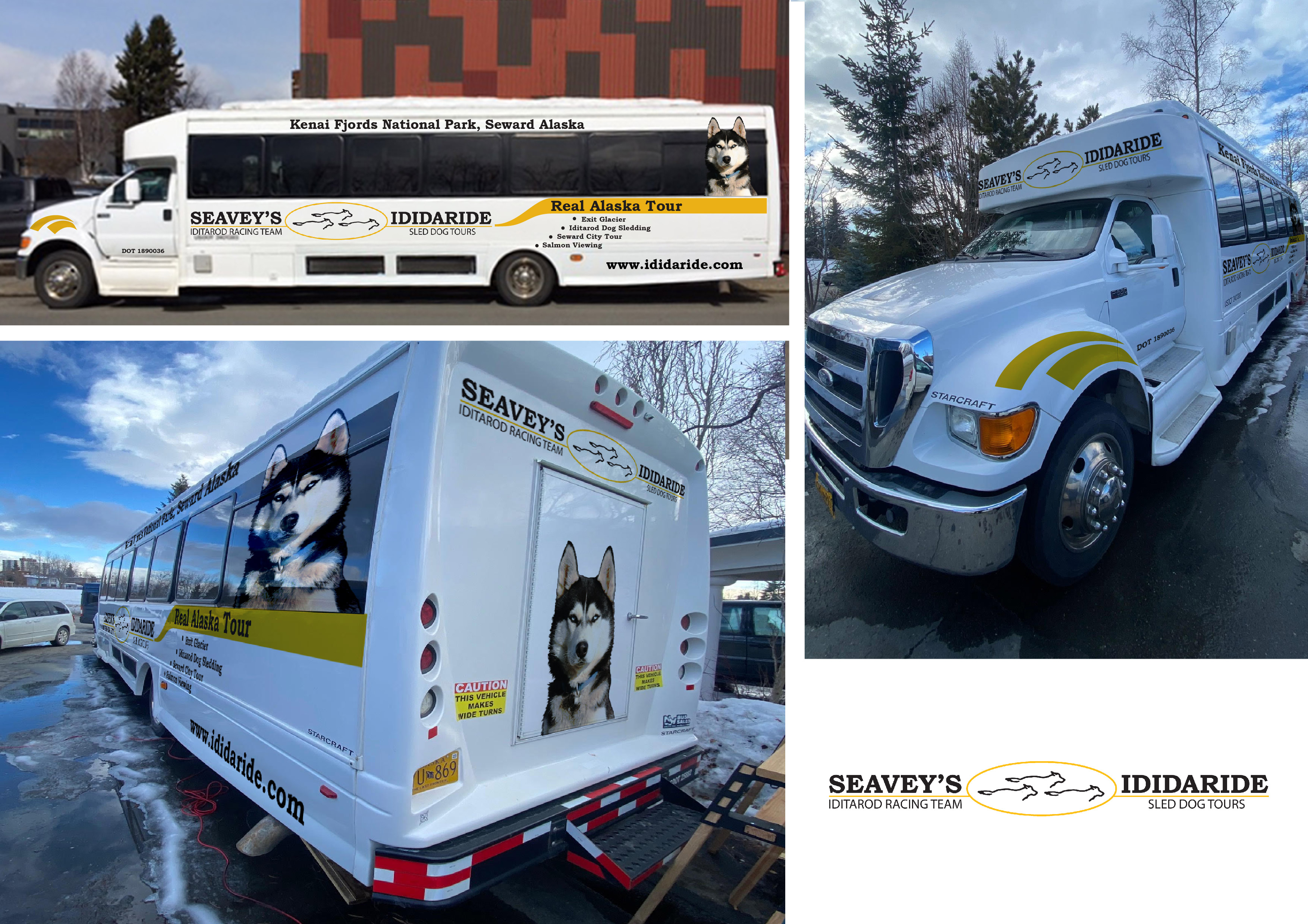 Car Wrap Design by ~idiaz~ for IdidaRide Sled Dog Tours, Inc. | Design #28460373