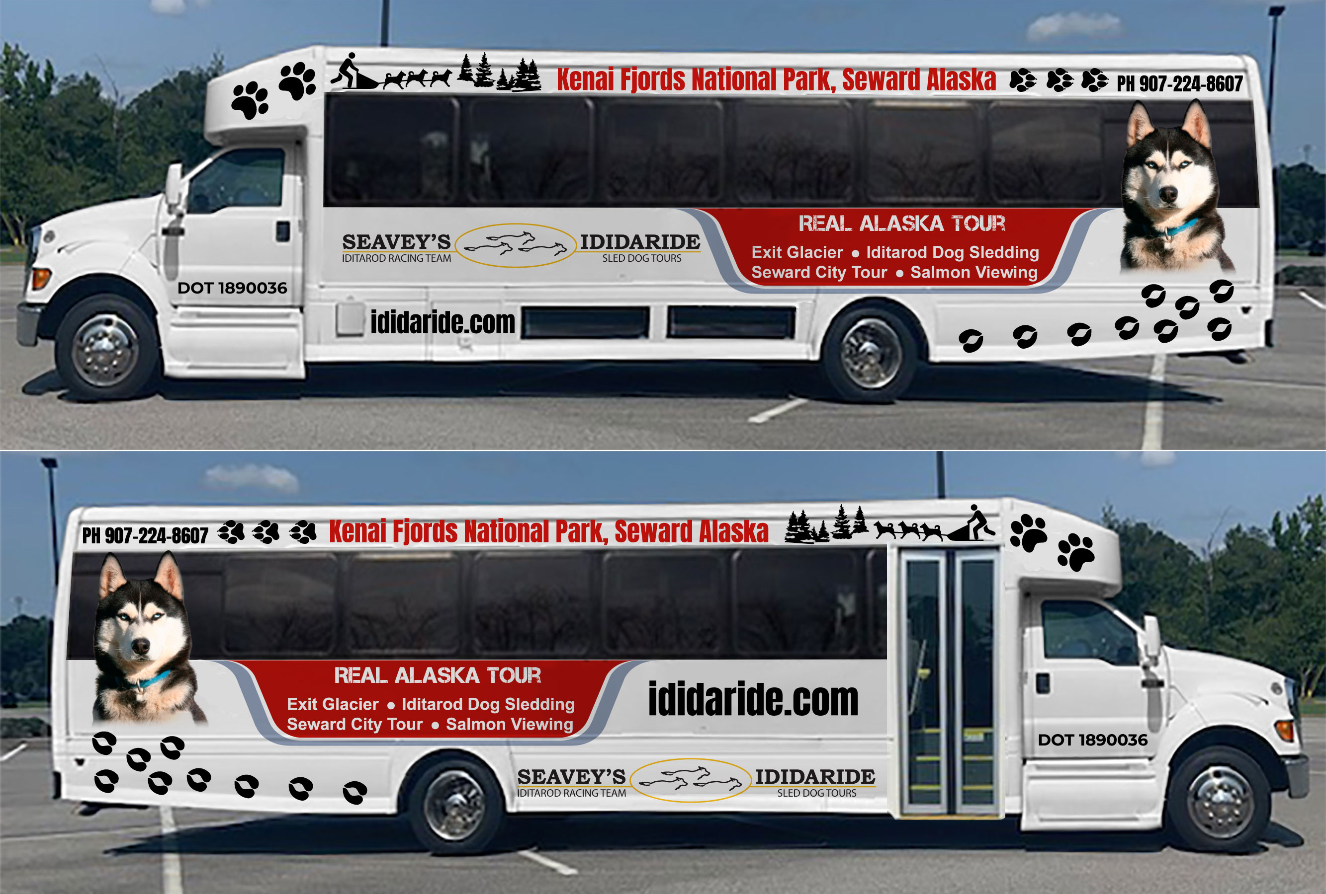 Design de Covering de Véhicule par The Faisal pour IdidaRide Sled Dog Tours, Inc. | Design #28450936