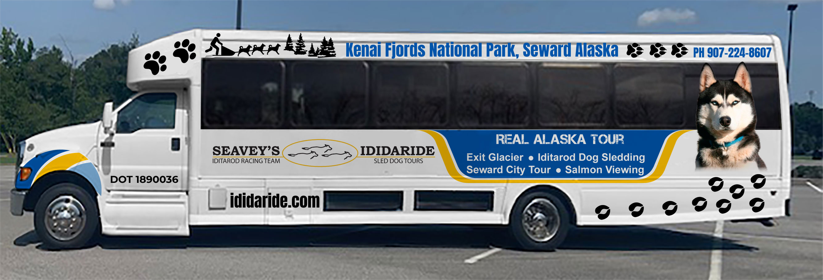 Design de Covering de Véhicule par The Faisal pour IdidaRide Sled Dog Tours, Inc. | Design #28464261