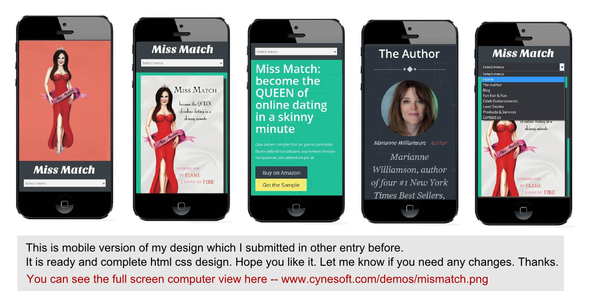 Web Design by Yogesh Sharma for this project | Design #3084640