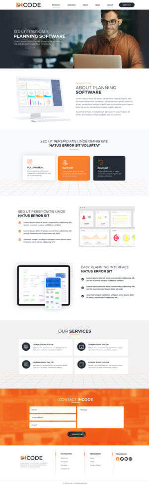 Web Design by Blue Sparrow for this project | Design: #28454476