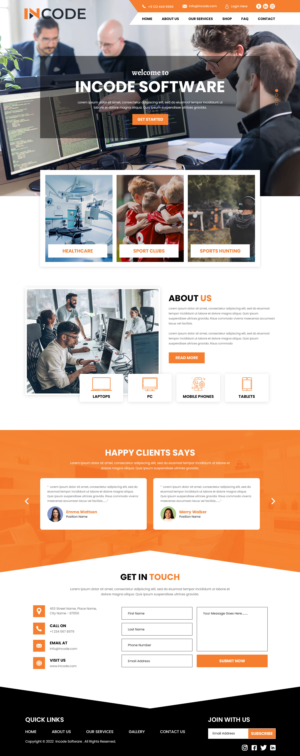 Web Design by VC for this project | Design: #28453613
