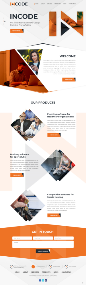 Web Design by pb for this project | Design: #28440385