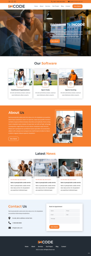 Web Design by pb for this project | Design: #28440395