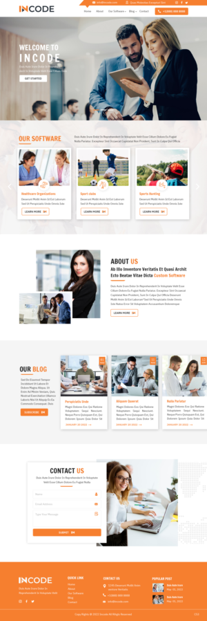 Web Design by pb for this project | Design: #28448652