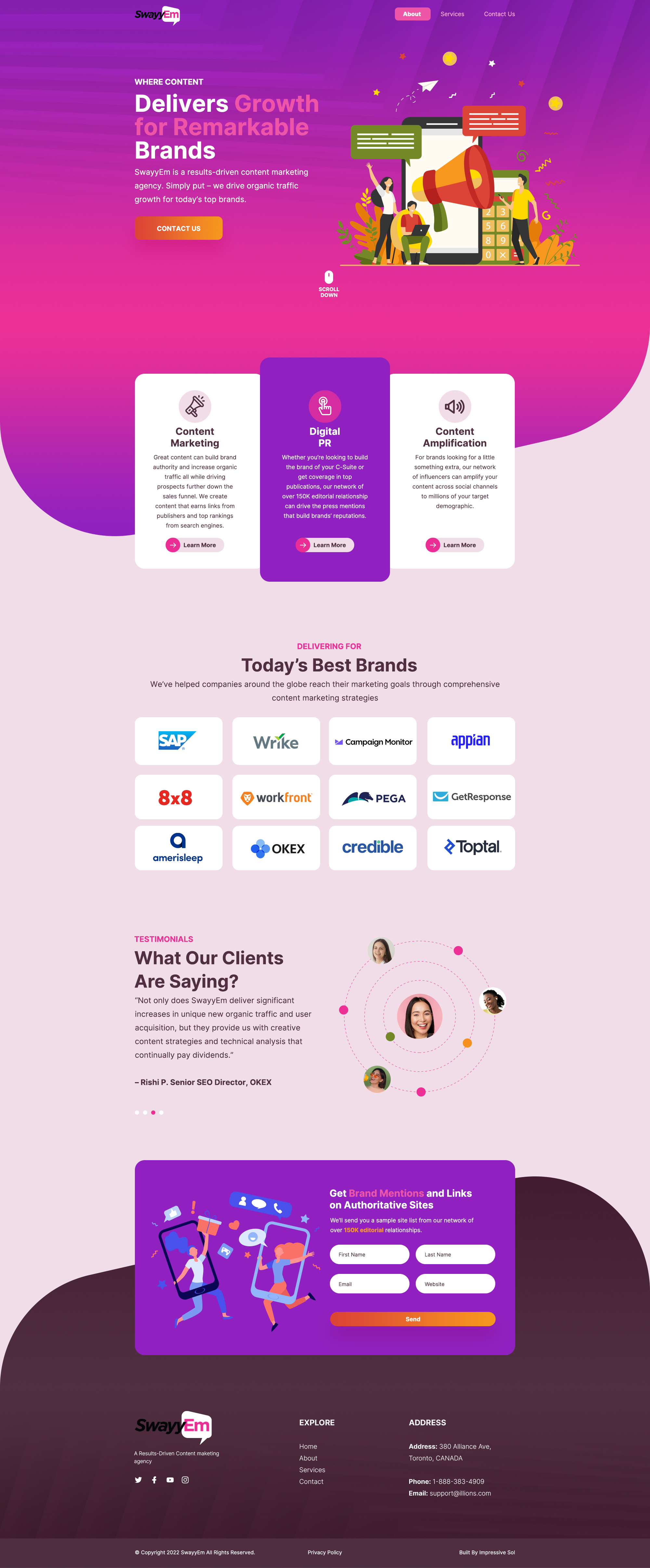 Diseño Web por Impressive Sol para este proyecto | Diseño #28451456