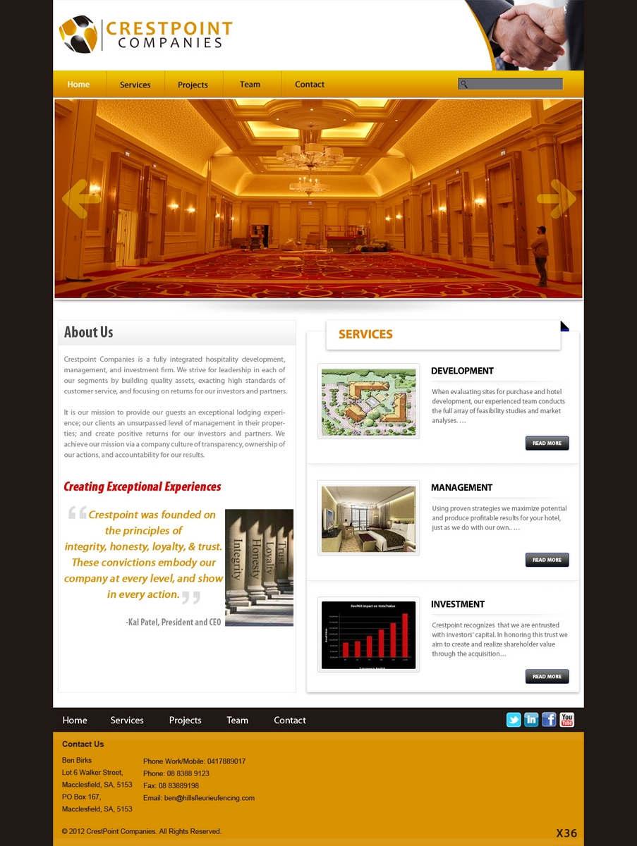 Diseño Web por pb para este proyecto | Diseño #749716