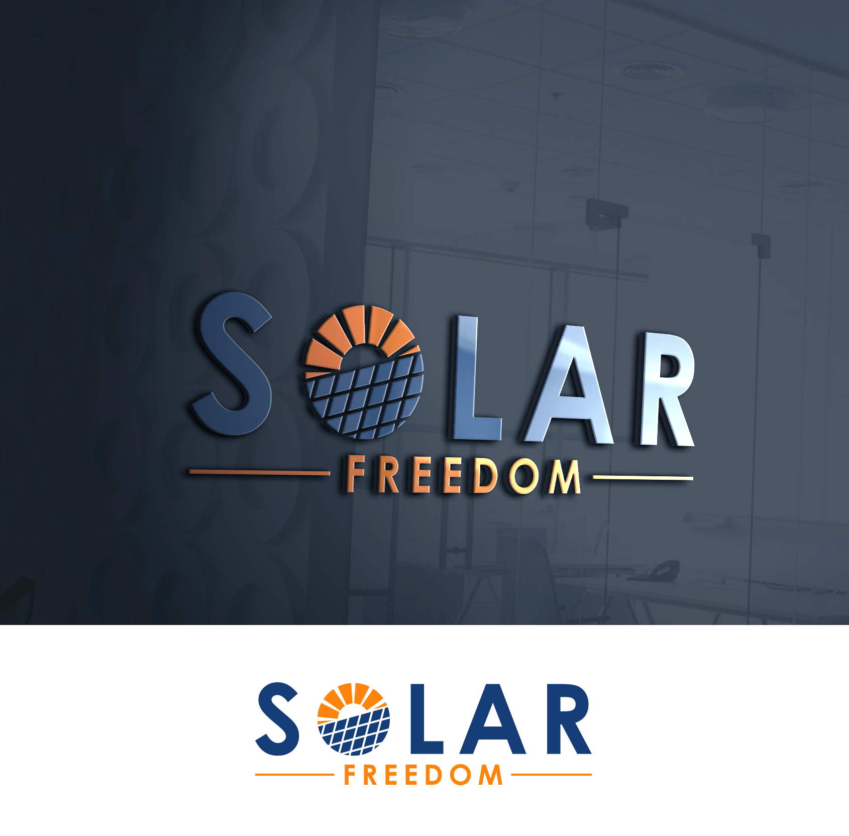Logo Design by Peak design for Solar Freedom | Design #28434600