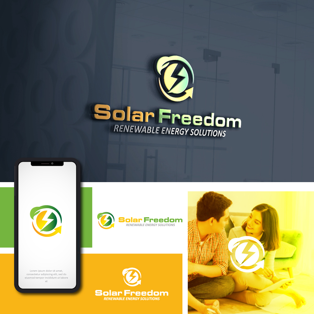Logo Design by ali indoproD for Solar Freedom | Design: #28486279