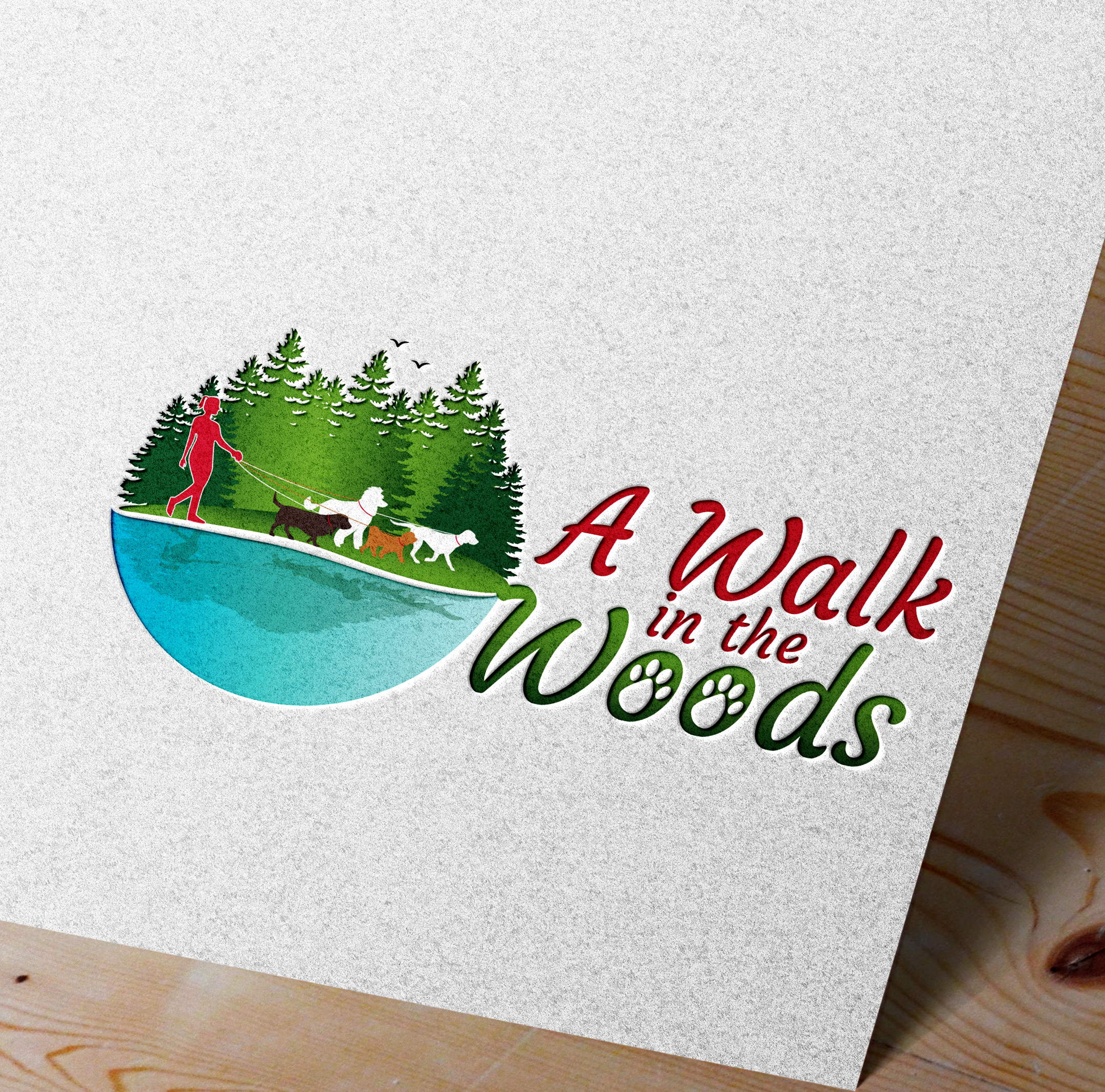 Logo Design by Aaaron for A Walk in the Woods  | Design #28498454