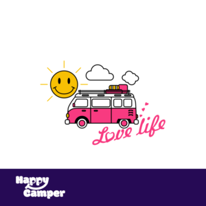 Happy Camper | Logo Design by MiraUkraine