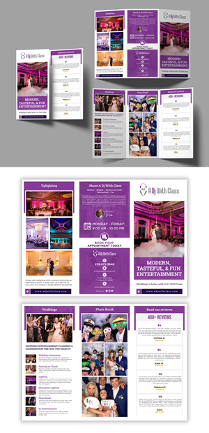Brochure Design by debdesign for A Dj With Class | Design: #28462918