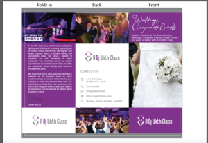 Brochure Design by ngahoang1711 for A Dj With Class | Design #28442586