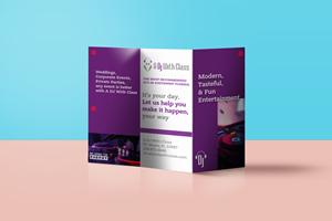 Brochure Design by Dina K for A Dj With Class | Design: #28480012